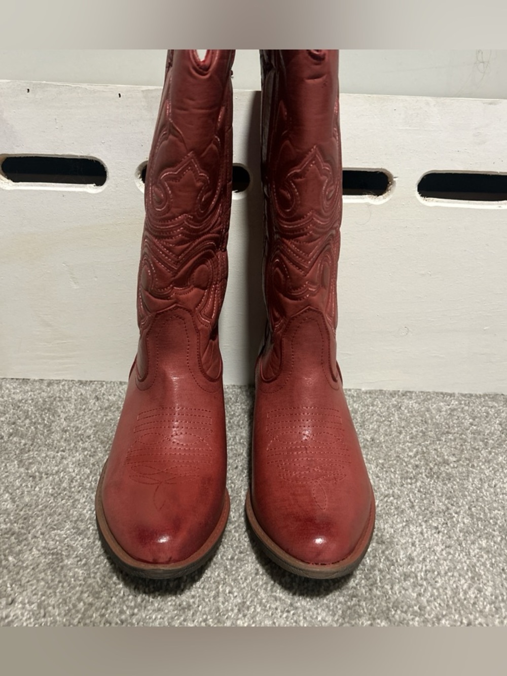 Legend Western Boots by Coconuts by Matisse, Red/ Coral - Picture 3 of 8
